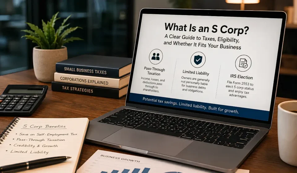 What Is an S Corp? Guide to Taxes Eligibility & Business Fit